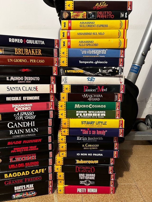 Viseocassette VHS (lotto intero)