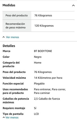 cinta de correr Bodytone DTF