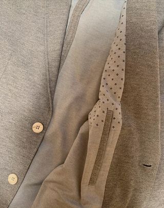 Chaqueta americana gris Zara