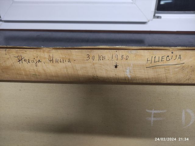 Olio Francisco Alcaraz - indiano