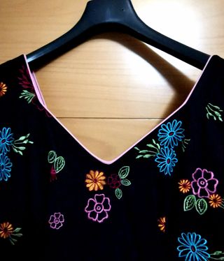 Traje de flamenca bordado 