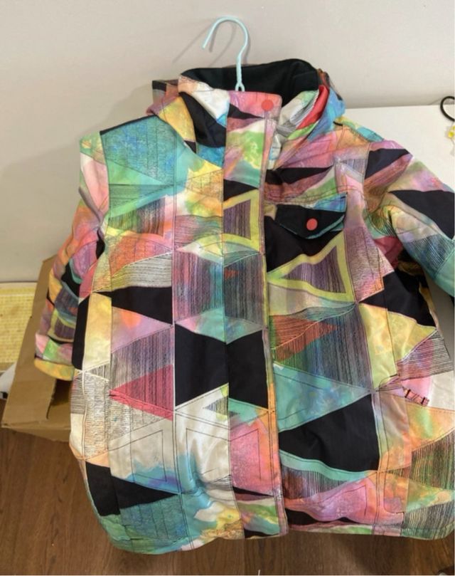 Abrigo Roxy. Nieve. Talla 14 años