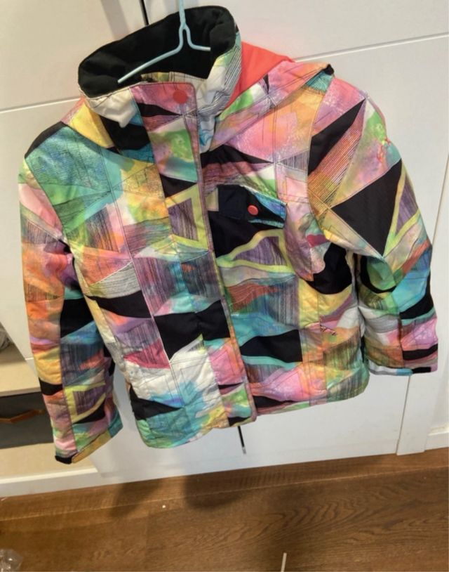 Abrigo Roxy. Nieve. Talla 14 años