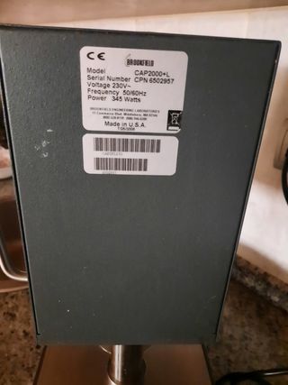 BROOKFIELD VISCOSIMETRO 2000