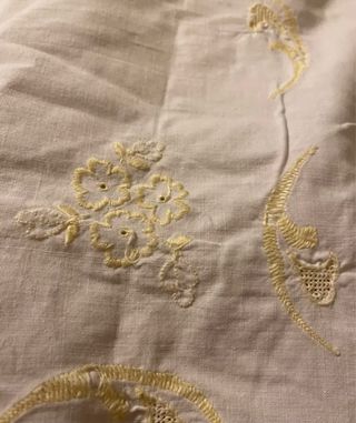 lenzuolo vintagericamato a mano