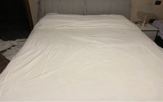 lenzuolo vintage ricamato a mano