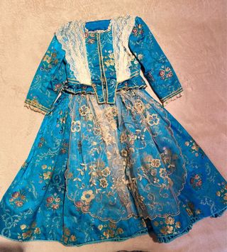 vestido fallera 2-6 años