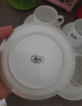 conjunto de chavenas Melitta