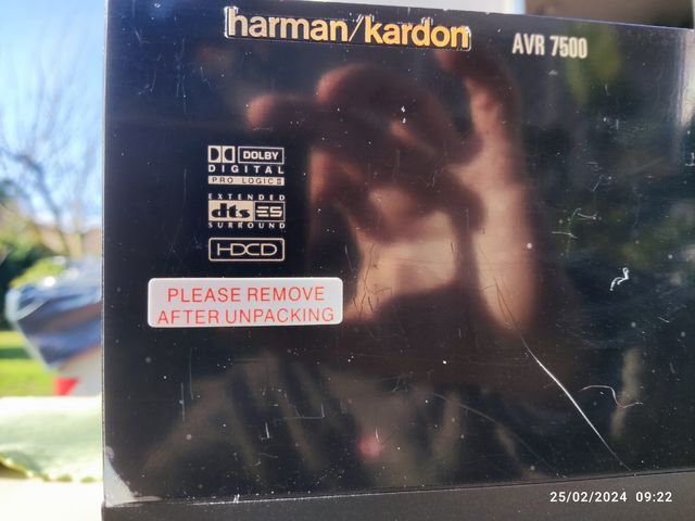 Arman Kardon AVR7500 IL MOSTRO box e manl original