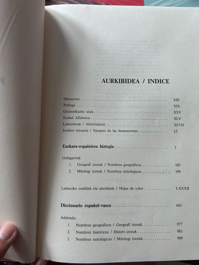 Diccionario vasco-español