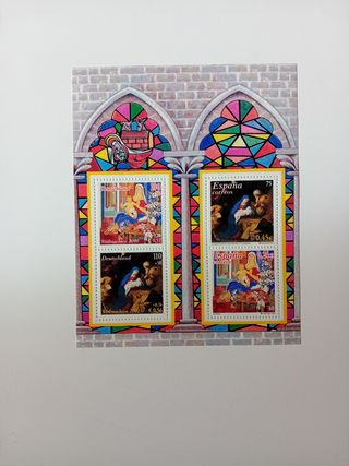 ESPAÑA HOJAS BLOQUE SELLOS NUEVOS