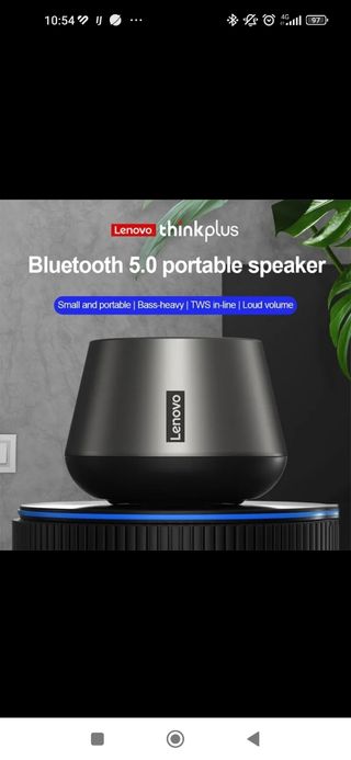 Altavoces inalámbricos bluetooth Lenovo