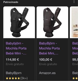 Mochila porta bebe