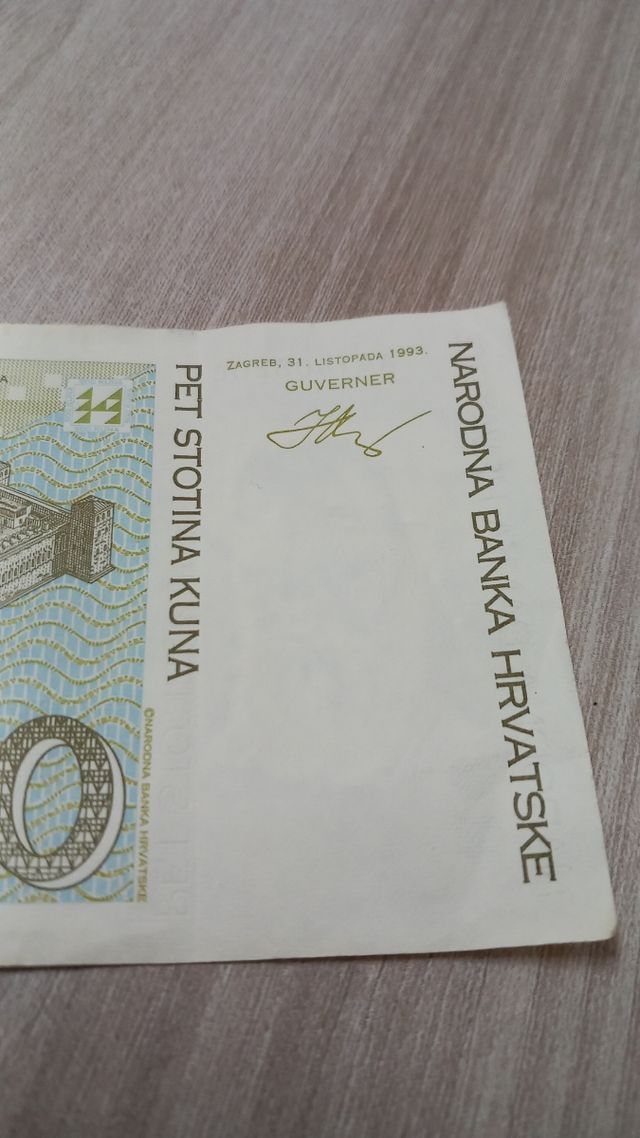 Croazia 500 kune