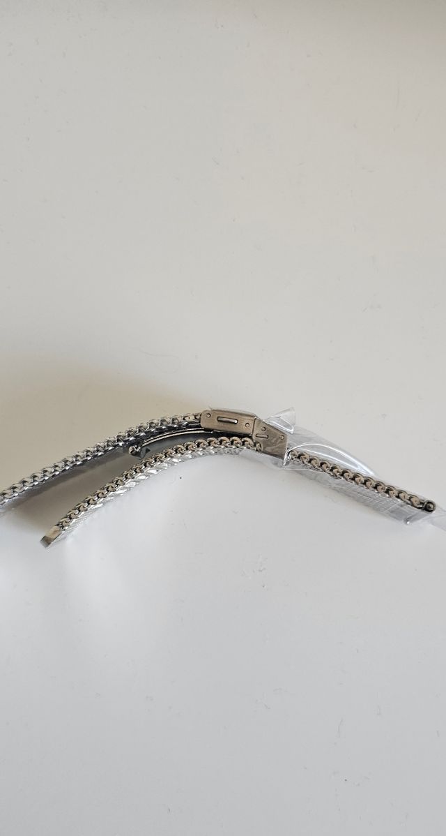 Bracciale maliato per orologi acciaio inox