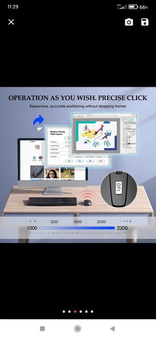 MOUSE USB INALAMBRICO.(USA 2 PILAS AAA INCLUIDAS)