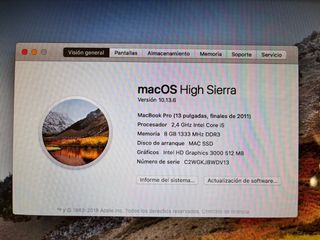 Macbook Pro portatil
