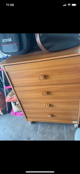 mueble y cambiador para bebés