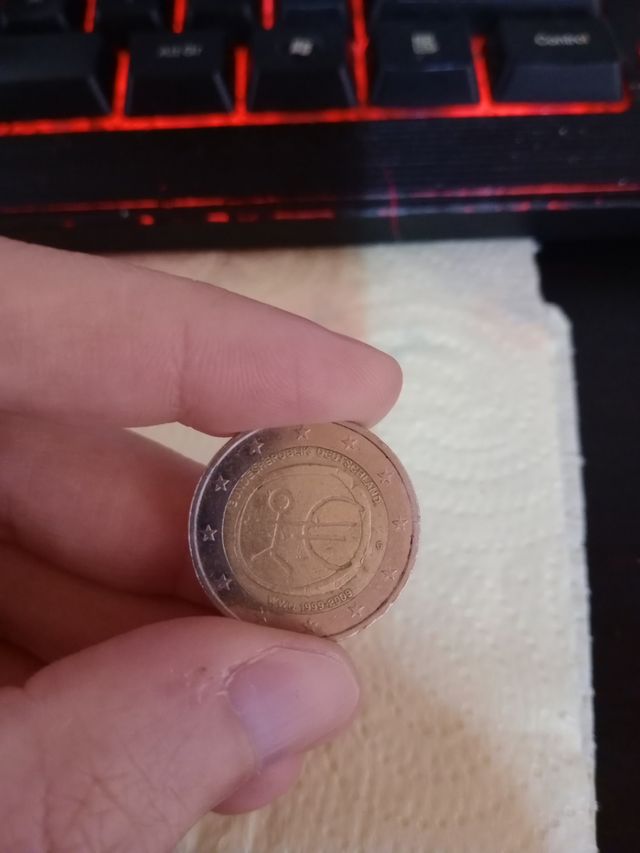 Moneda 2 euros WWU 1999-2009 Alemania