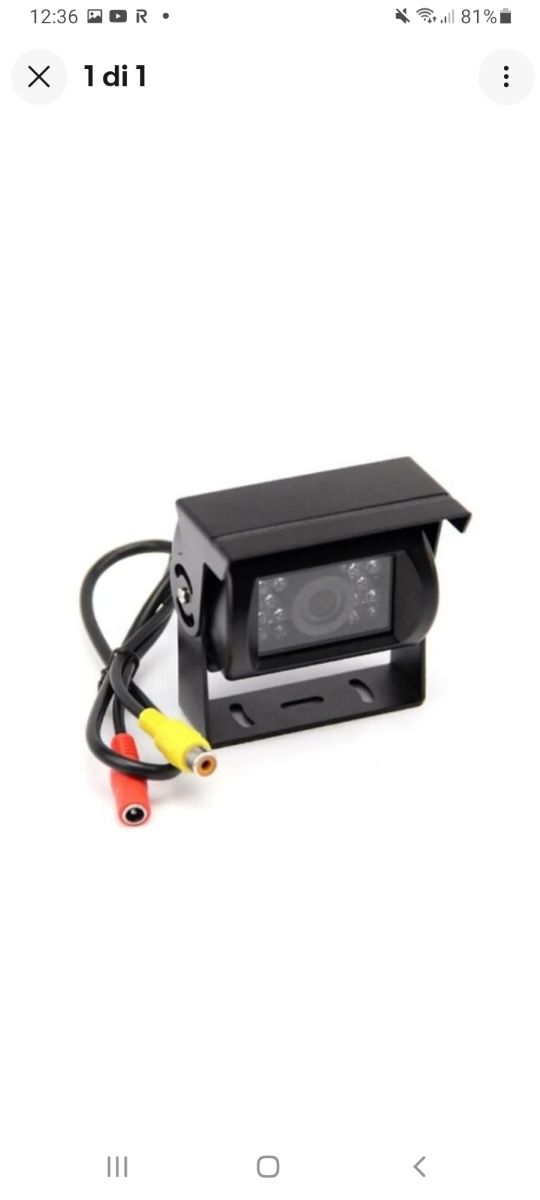 TELECAMERA RETROMARCIA 18 LED CAMPER