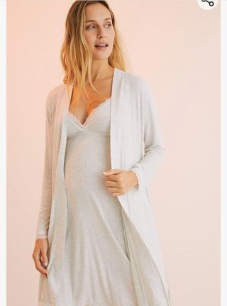 Camisón y bata mujer premama