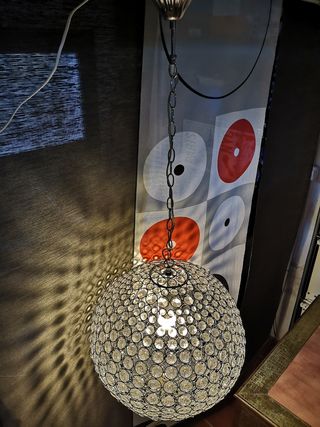 Lámpara piedras de cristal grande