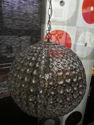 Lámpara piedras de cristal grande