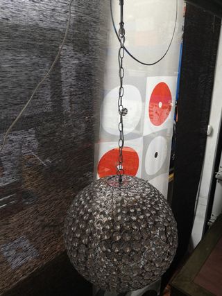 Lámpara piedras de cristal grande