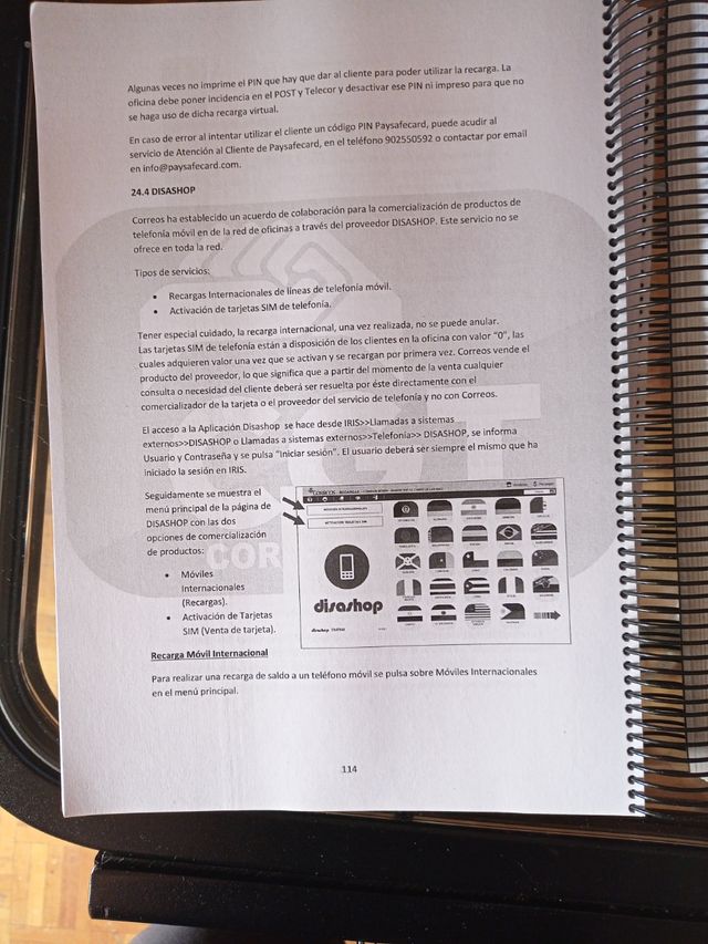 Tema oposiciones correos hasta el tema 6 ,con test