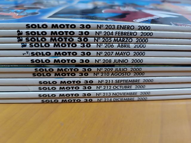 Revistas de motos "solo moto 30" y "la moto"