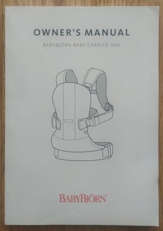 Babybjorn Baby Carrier One