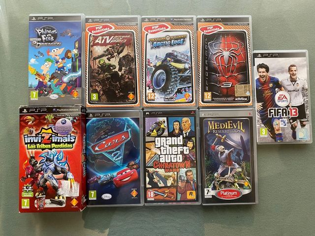 PACK PLAYSTATION PORTÁTIL 1000 + JUEGOS