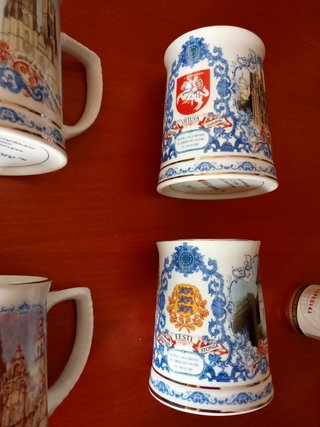 6 jarras conmemorativas Ampliación Unión Europea