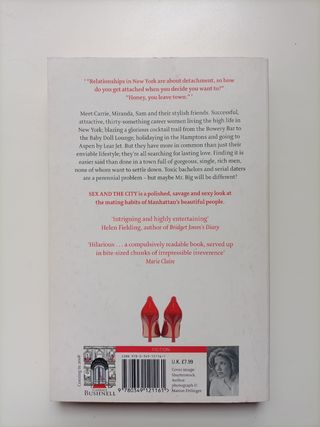 Libro en inglés "Sex and the city"
