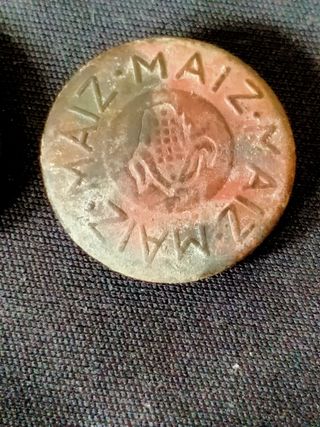 BOTONES ANTIGUOS S.XIX CON INSCRIPCION