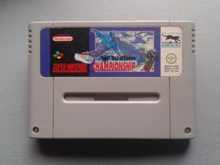 SUPER NINTENDO SNES SKI VAL D ISERE CHAMPIONSHIP