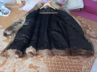 Abrigo zorro plateado