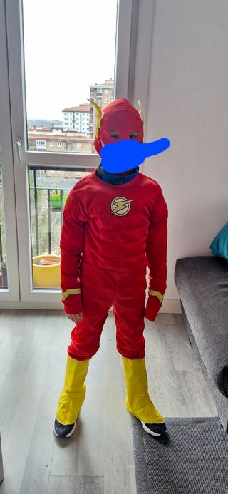 Disfraz flash 6-7años
