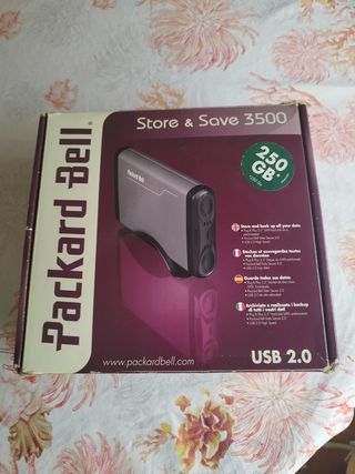 Disco duro externo 250 GB