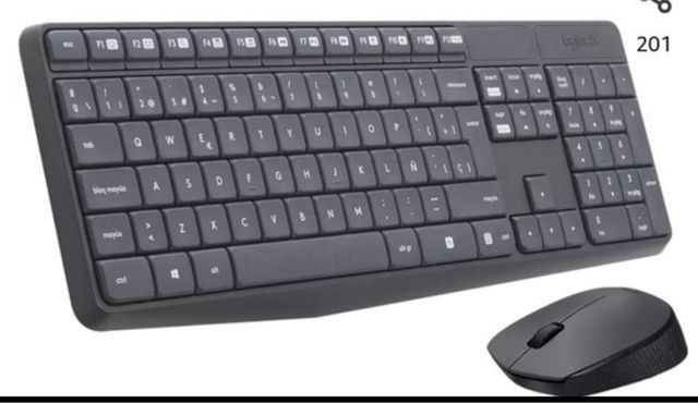 Tastiera e mouse wireless combinati Logitech MK235