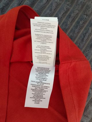 Camiseta roja mujer Polo Ralph Lauren 