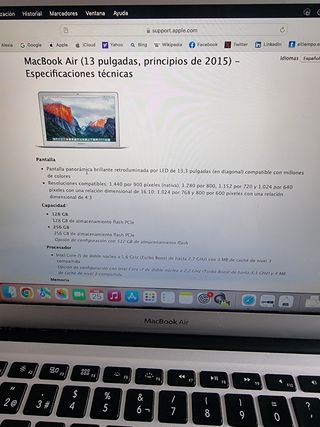 MACBOOK Air 13" 2015