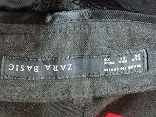 Pantalone donna nero. Zara. 36