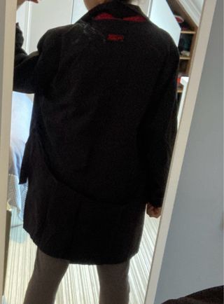Nautica/gabardina azul marino oversize vintage