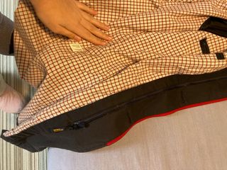 Nautica/gabardina azul marino oversize vintage