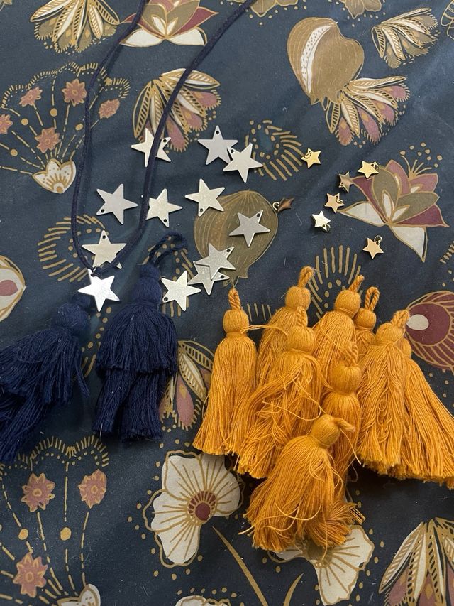 Abalorios y Borlas collares Estrellas 