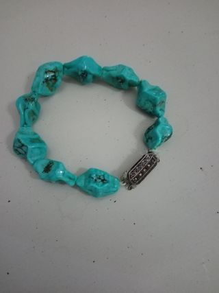 Bracciale donna pietre turchese