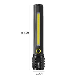 ✅LINTERNA RECARGABLE 3000mAh DE DOBLE LED CON ZOOM