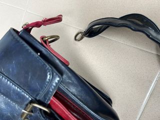 Bolso bicolor estilo Vintage