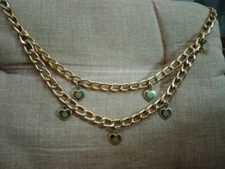 Collana donna metallo dorato